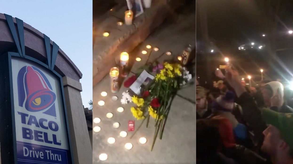 A Massive Crowd Of Penn State Students Held A Candlelight Vigil For A Taco Bell After It Closed, Because Why Not