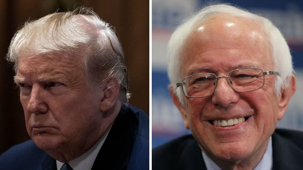 Bernie Sanders Just Shut Trump's Press Secretary All the Way Down After She Boasted About Donating Trump's Salary to Coronavirus Response