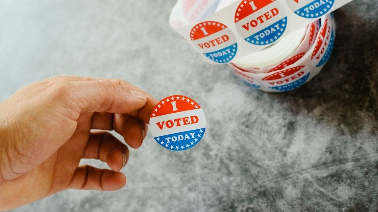 Woman Makes A Painful Error After Putting 'I Voted' Stickers On Her Nipples To Seduce Her Husband