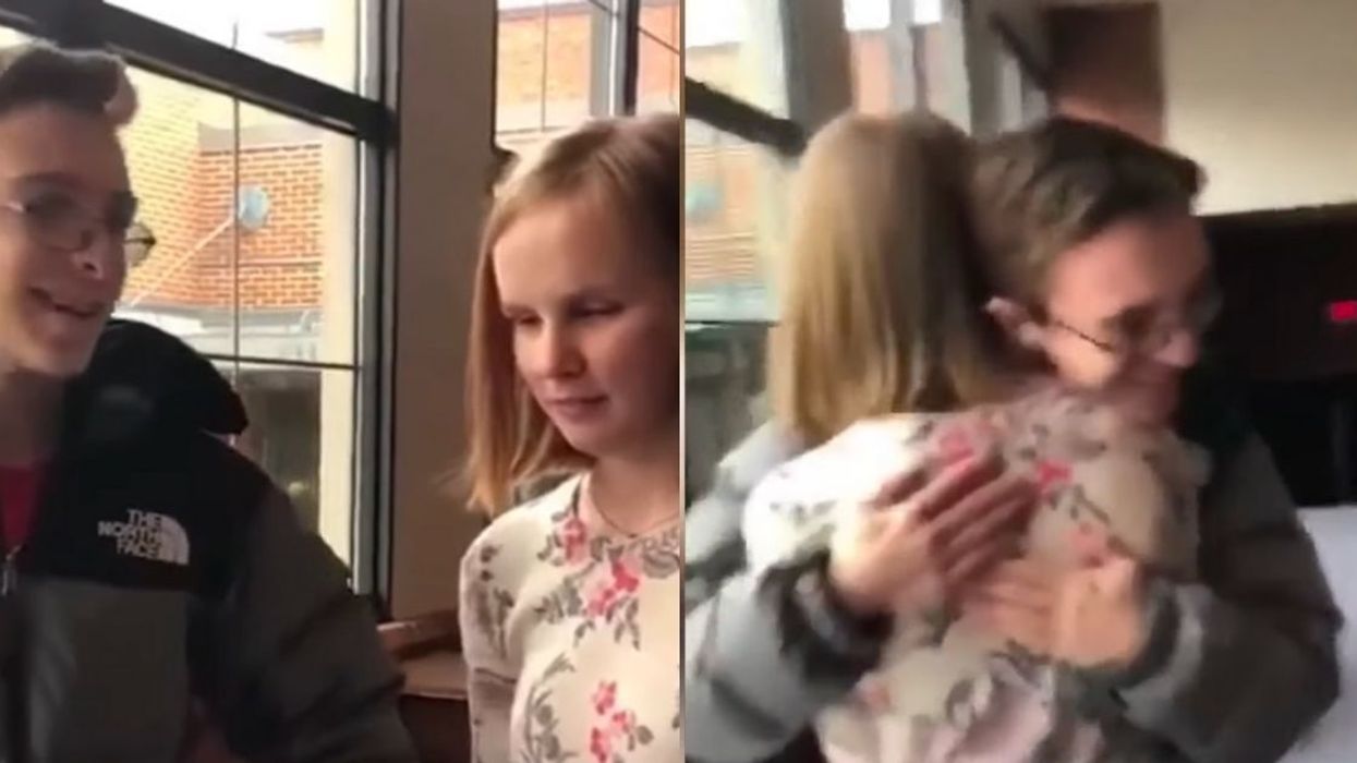 Teen Asks His Blind Girlfriend To Prom Using Chocolates Arranged In Braille, And Her Reaction Has The Internet Tearing Up