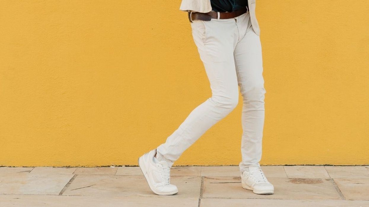Guy Upsets His Girlfriend By Ignoring Her Request That He Not Wear His New Pair Of White Jeans Because They Make Him 'Look Gay'