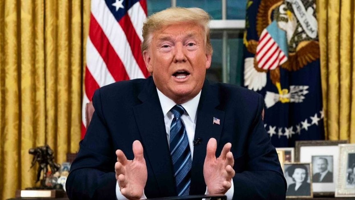 Trump Didn't Realize C-Span Was Broadcasting Before and After His Oval Office Speech, and Hoo Boy, Now It's Awkward
