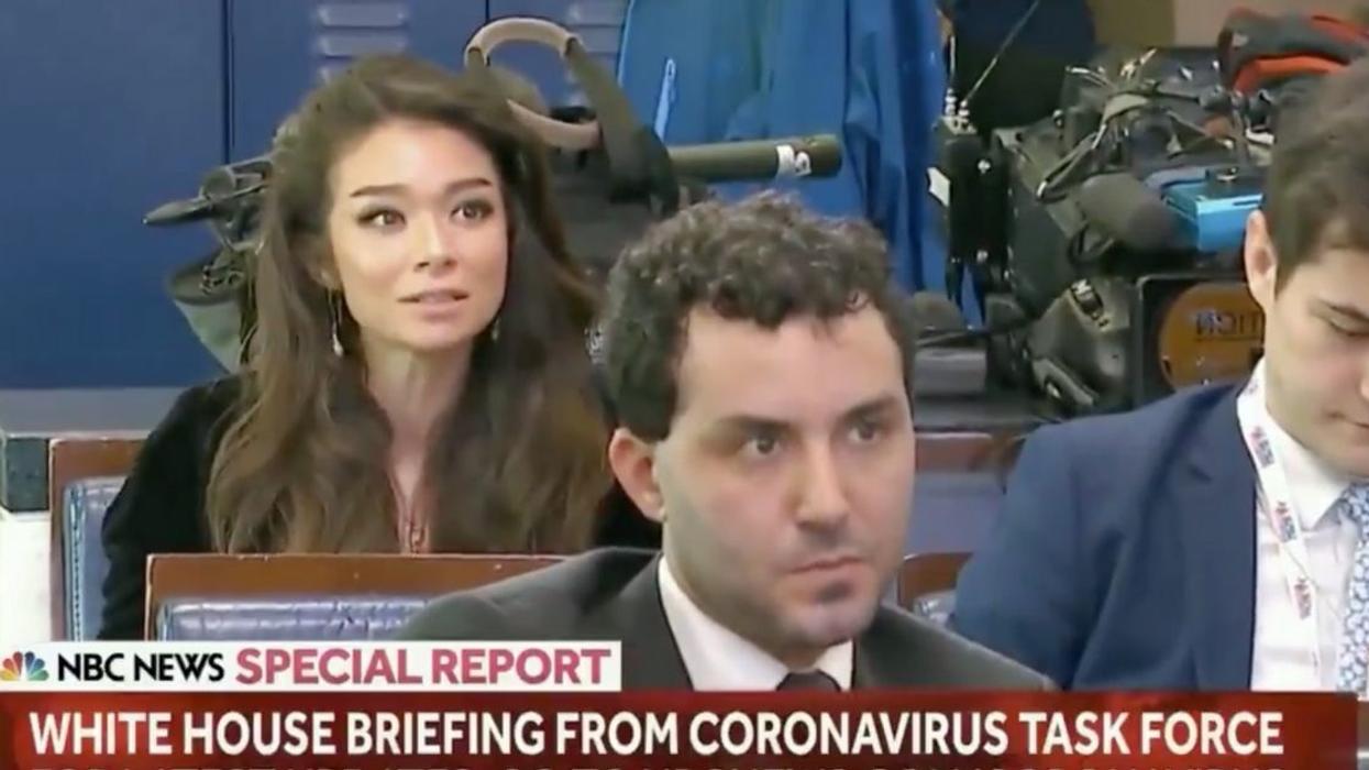 Pro-Trump Cable News Correspondent Slammed After Asking Trump If The Phrase 'Chinese Food' Is Racist
