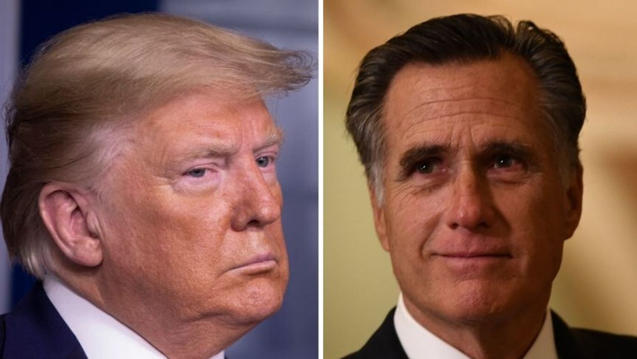 Trump Criticized After Mocking Mitt Romney For Being Self-Quarantined During White House Press Conference
