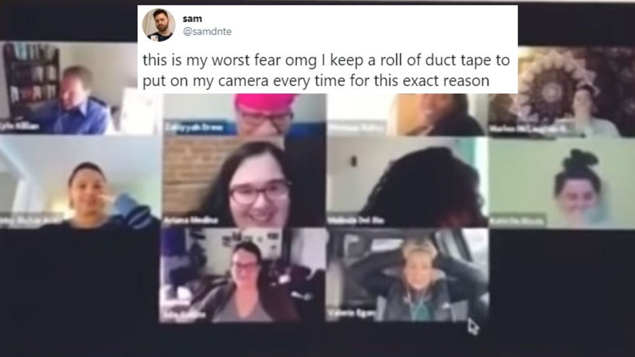 Video Conference Goes Hilariously Off The Rails After Woman Forgets Her Webcam Is Still On When She Goes To Use The Bathroom