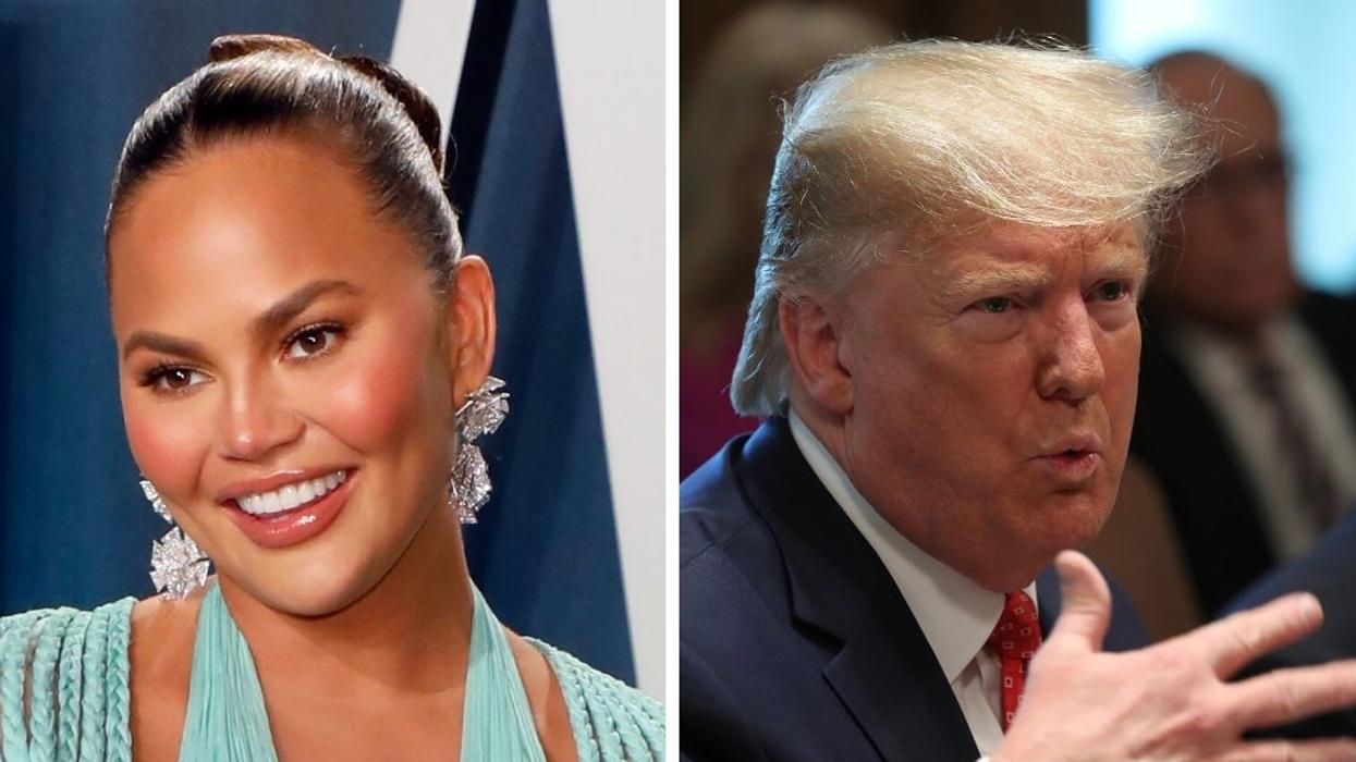 Chrissy Teigen Just Ripped Trump To Shreds For Complaining About The Pain Of Swab Testing By Getting Real About Pain Of Childbirth