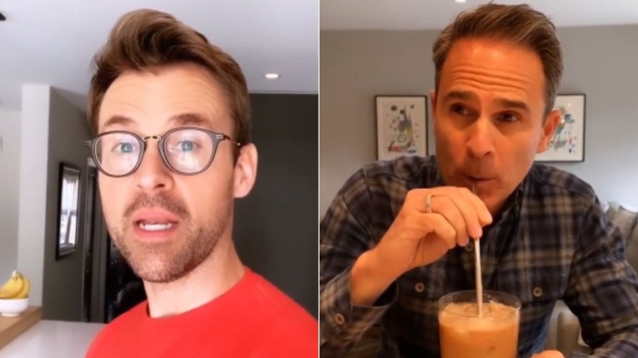 Celebrity Stylist Brad Goreski's Attempts At Making His Husband's Go-To Starbucks Drink Every Morning Is The Kind Of Quarantine Content We All Deserve