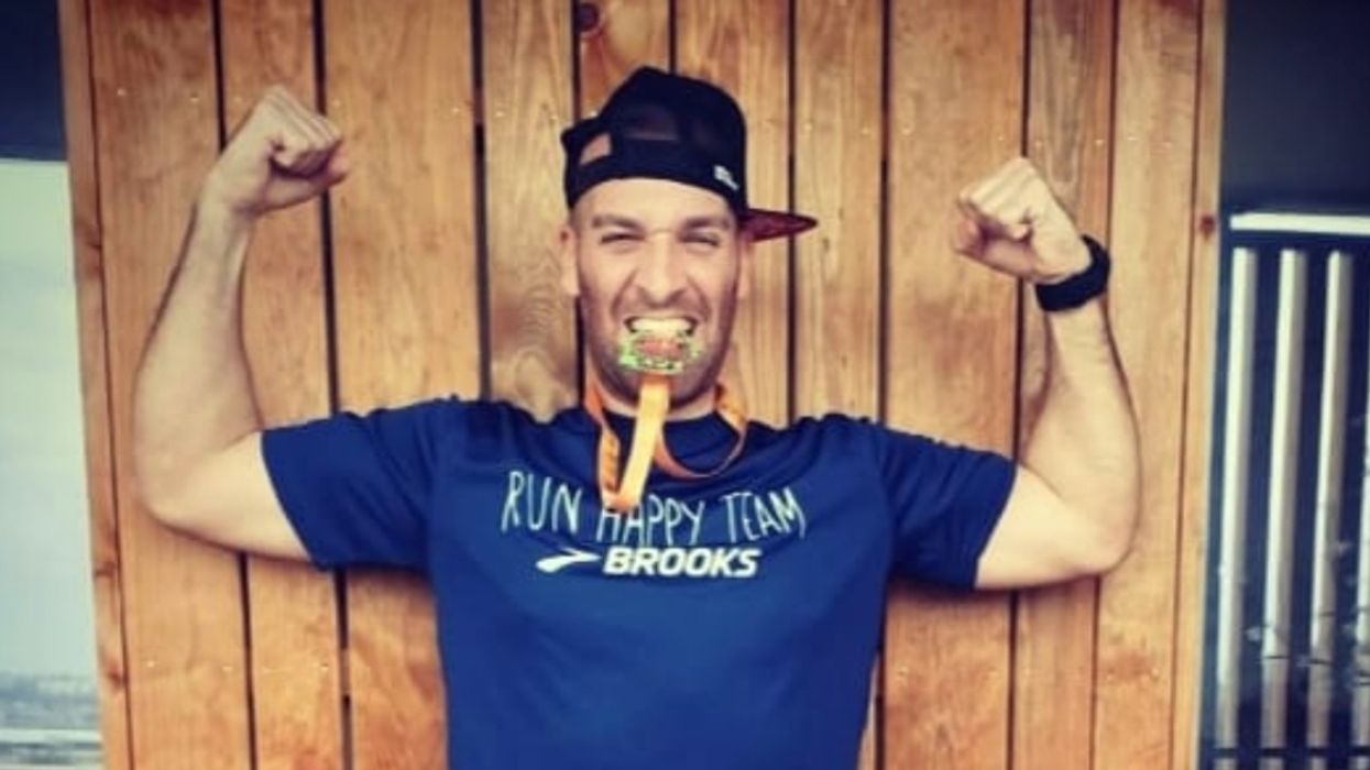 Man Runs A Full Marathon On His 23ft Balcony During Lockdown To Bring 'A Bit Of Humor'