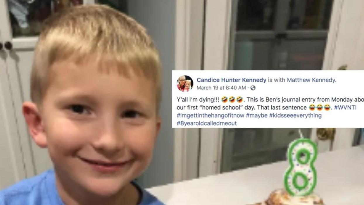 Mom Looks Over Her 8-Year-Old Son's Journal Entry Assignments Only To Find He Totally Roasted Her Homeschooling Efforts