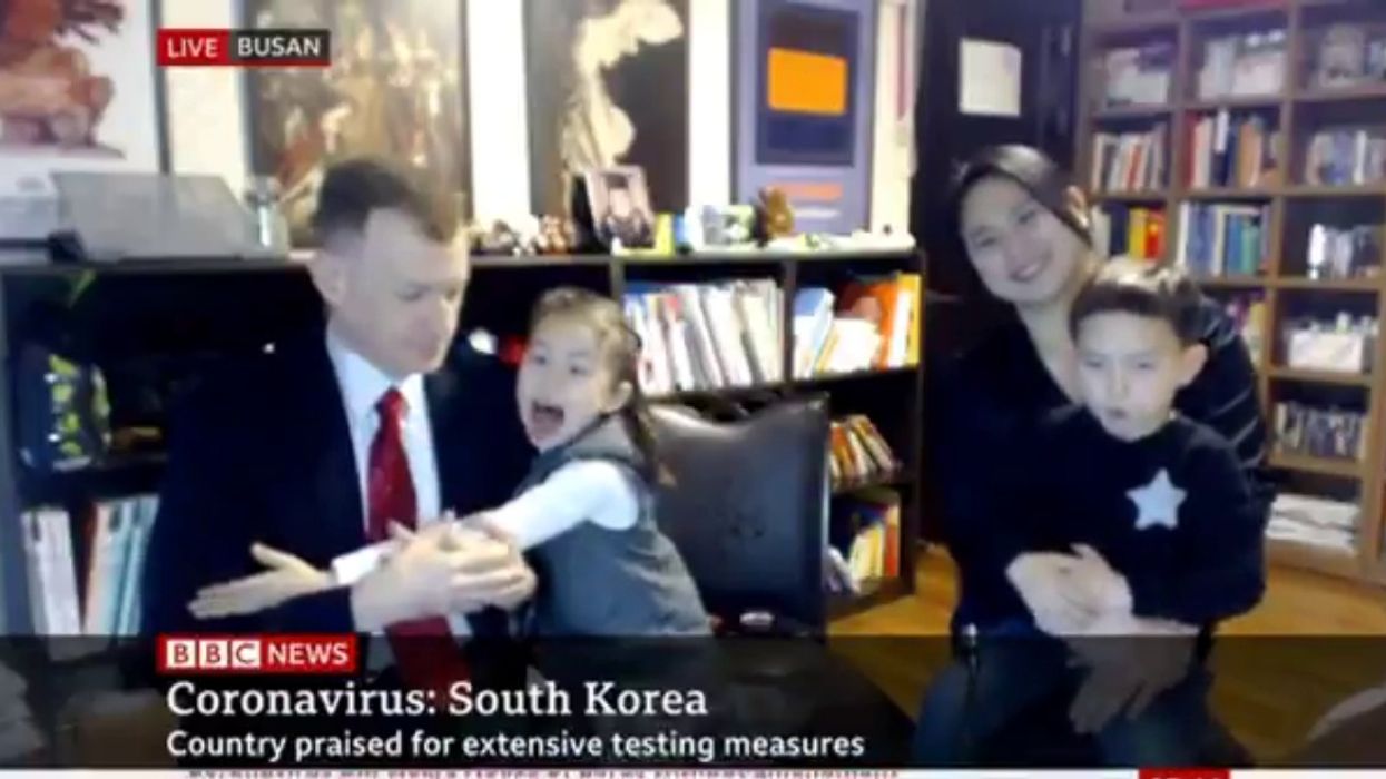 Infamous 'BBC Dad' And His Family Give An Update On Life As They're Quarantined In South Korea