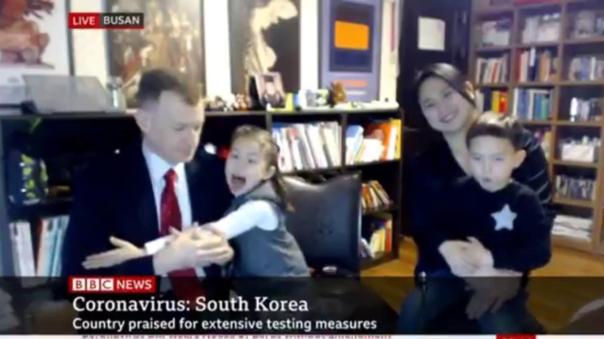 Infamous 'BBC Dad' And His Family Give An Update On Life As They're Quarantined In South Korea