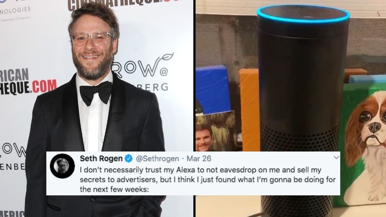 Seth Rogen Just Learned That His Alexa Can Do All Sorts Of Farts On Command, And It's Maybe The Best Thing Ever