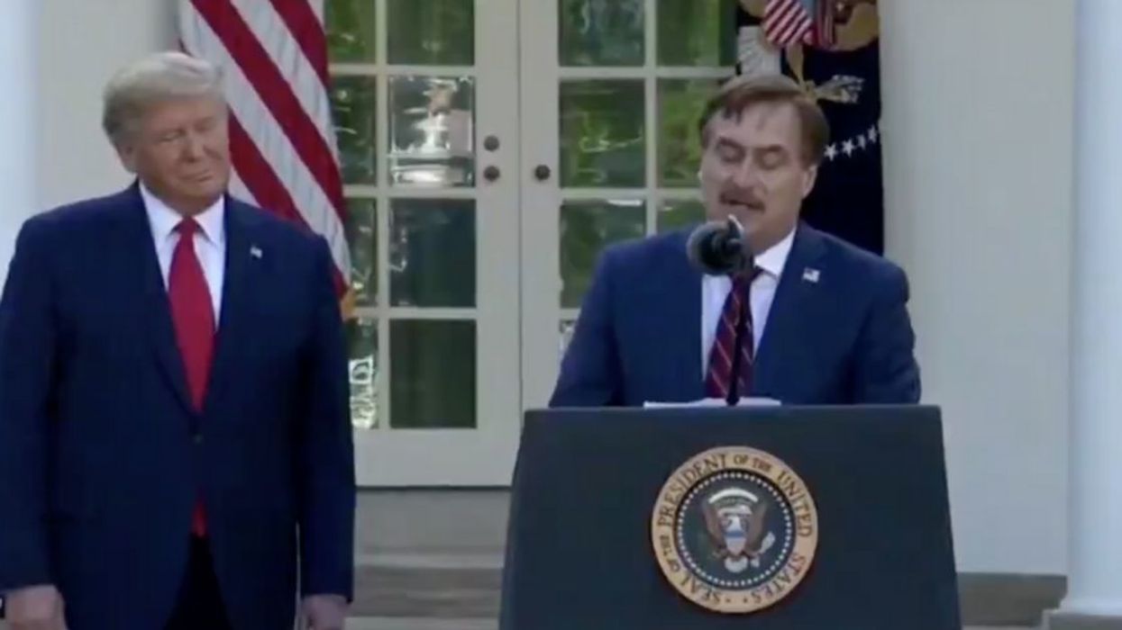 The CEO Of MyPillow Spoke At Trump's Briefing And Went Off Script With A Bizarre Religious Rant About Trump's Election Being Divine Intervention