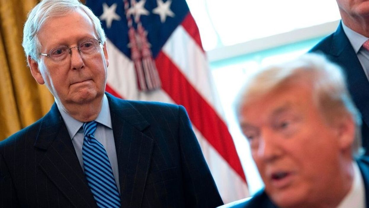 People Are Savagely Fact Checking Mitch McConnell After He Blamed Botched Pandemic Response on Impeachment