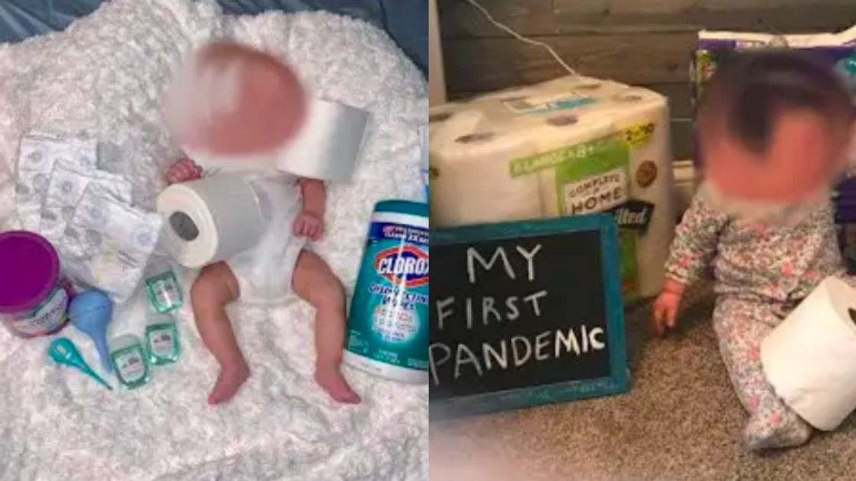Woman Says She Was Kicked Out Of Facebook Group After Criticizing Moms For Posting Cutesy 'Baby's First Pandemic' Photo Shoots
