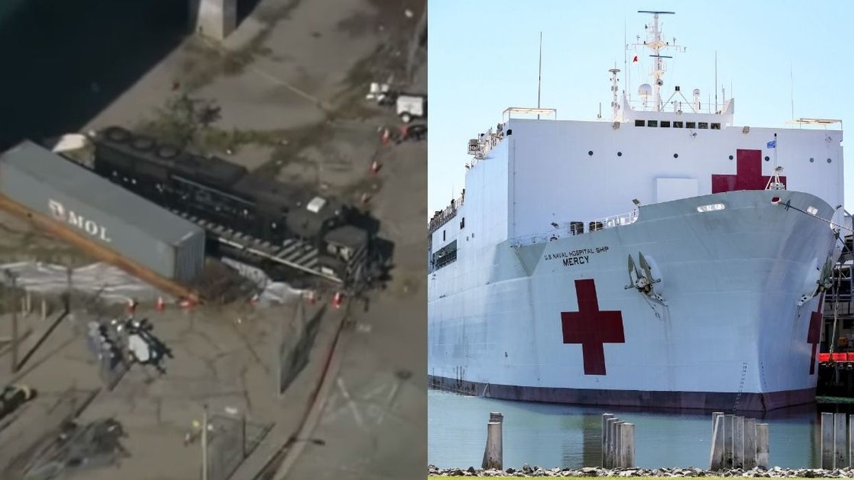 Man Admits He Tried To Crash Train Into Hospital Ship USNS Mercy Because He Wanted To 'Wake People Up' To Possible Government Takeover