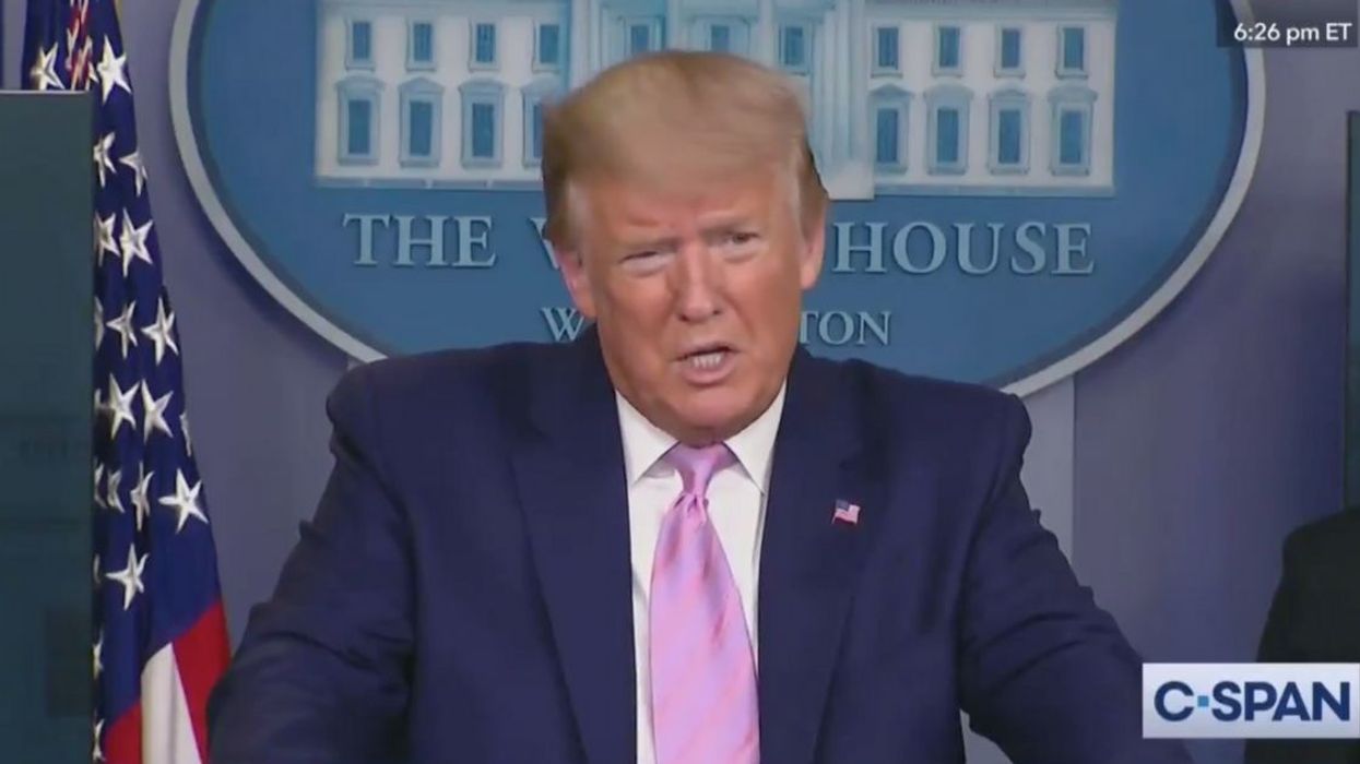 Trump Used His Pandemic Briefing To Declare That He's 'Number One On Facebook' Out Of Nowhere, And Nobody Is Having It