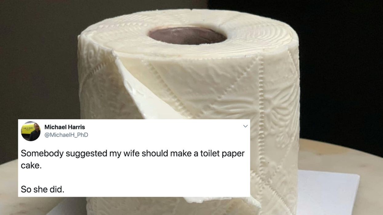 Home Baker Creates Life-Like 'Toilet Paper' Cake That Looks More Tasty Than It Has Any Right To Be