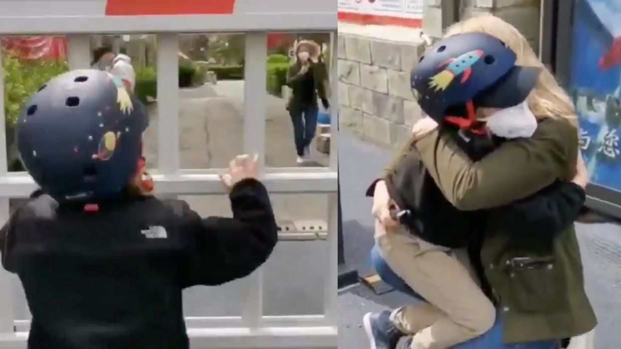 Journalist Who Was Covering The Outbreak In China Has An Emotional Reunion With Her Young Son After 49 Long Days Apart