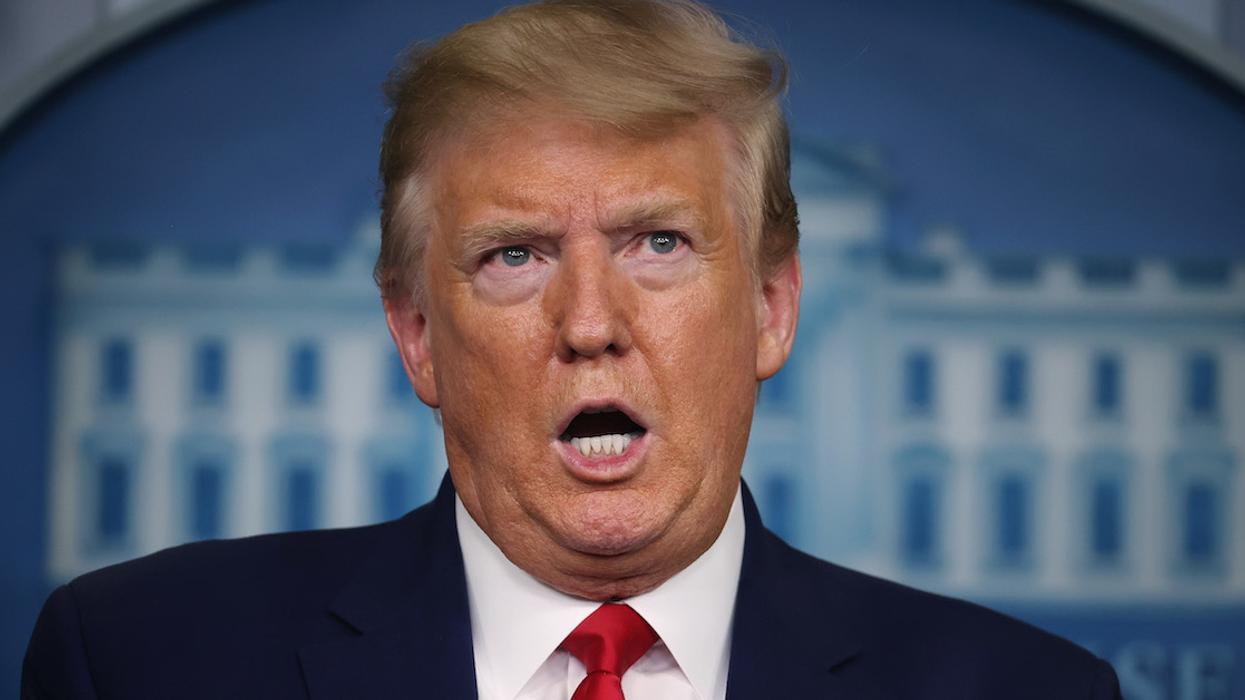 Trump Has Twitter Concerned After Mixing Up The Words 'Whistleblower' And 'Ventilator' During Press Briefing