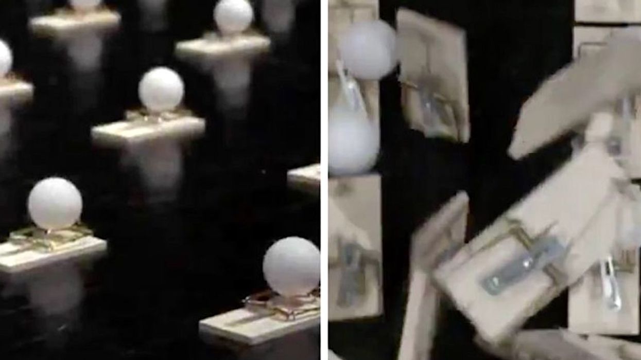 Dramatic PSA Using Ping Pong Balls and Mousetraps to Explain the Importance of Social Distancing Just Went Viral and We See Why