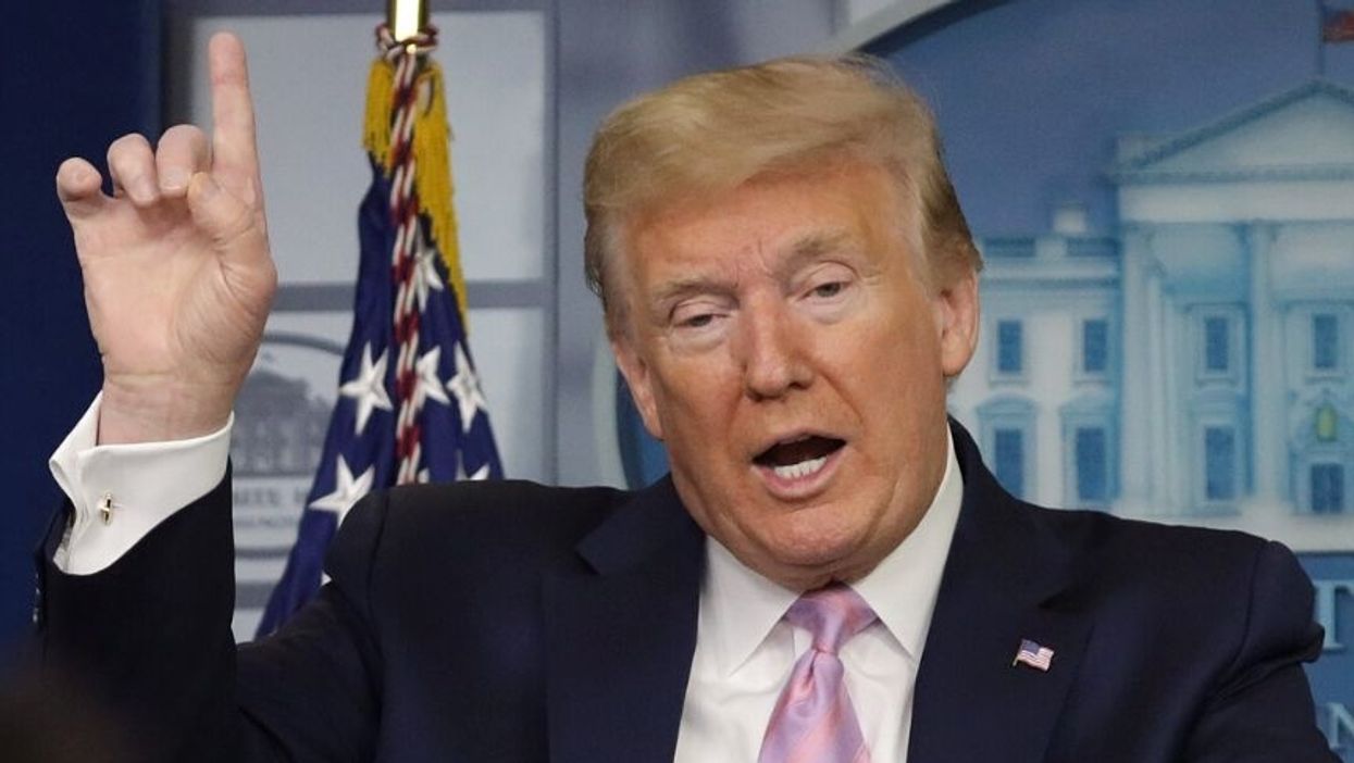 Donald Trump Defends His Push to Re-Open the Country Saying 'Staying at Home Leads to Death Also'