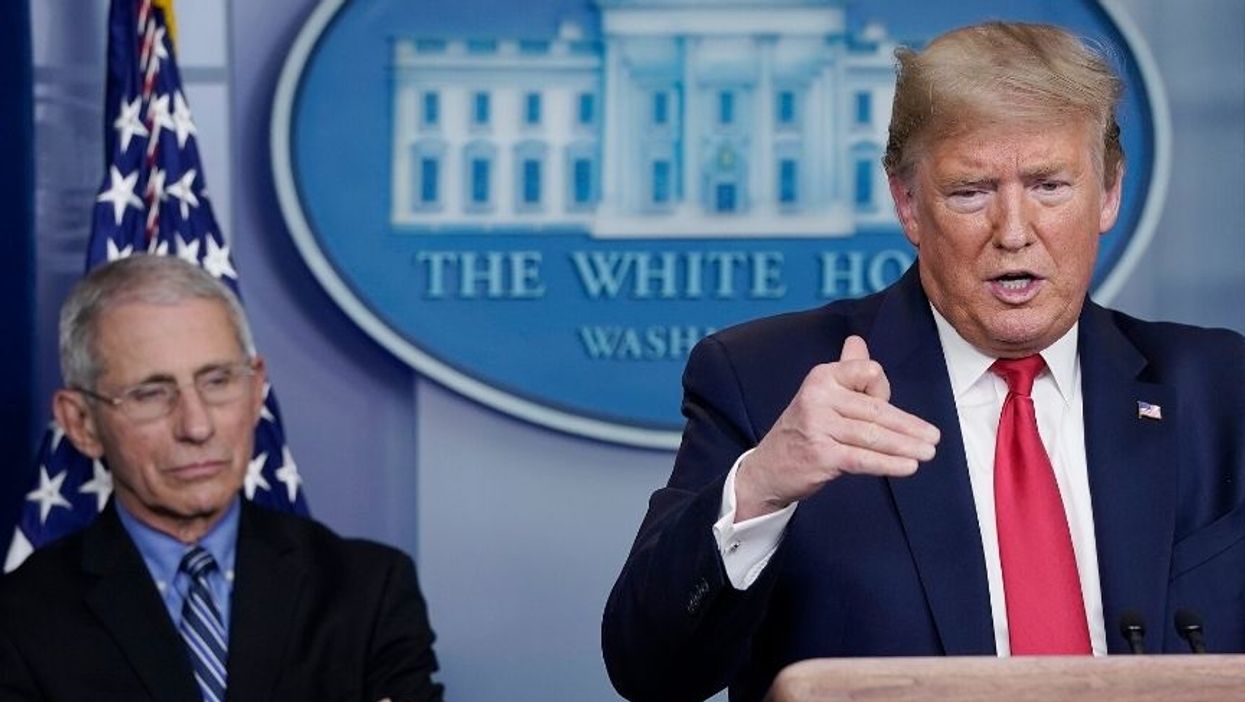 'Fire Trump' Starts Trending After Donald Trump Retweets Right Wing Troll Urging Him to 'Fire Fauci'