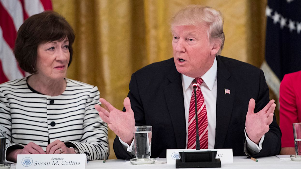New Poll Finds Susan Collins' Approval Rating in Maine Dropping Almost as Low as Trump's and the Schadenfreude Is Real