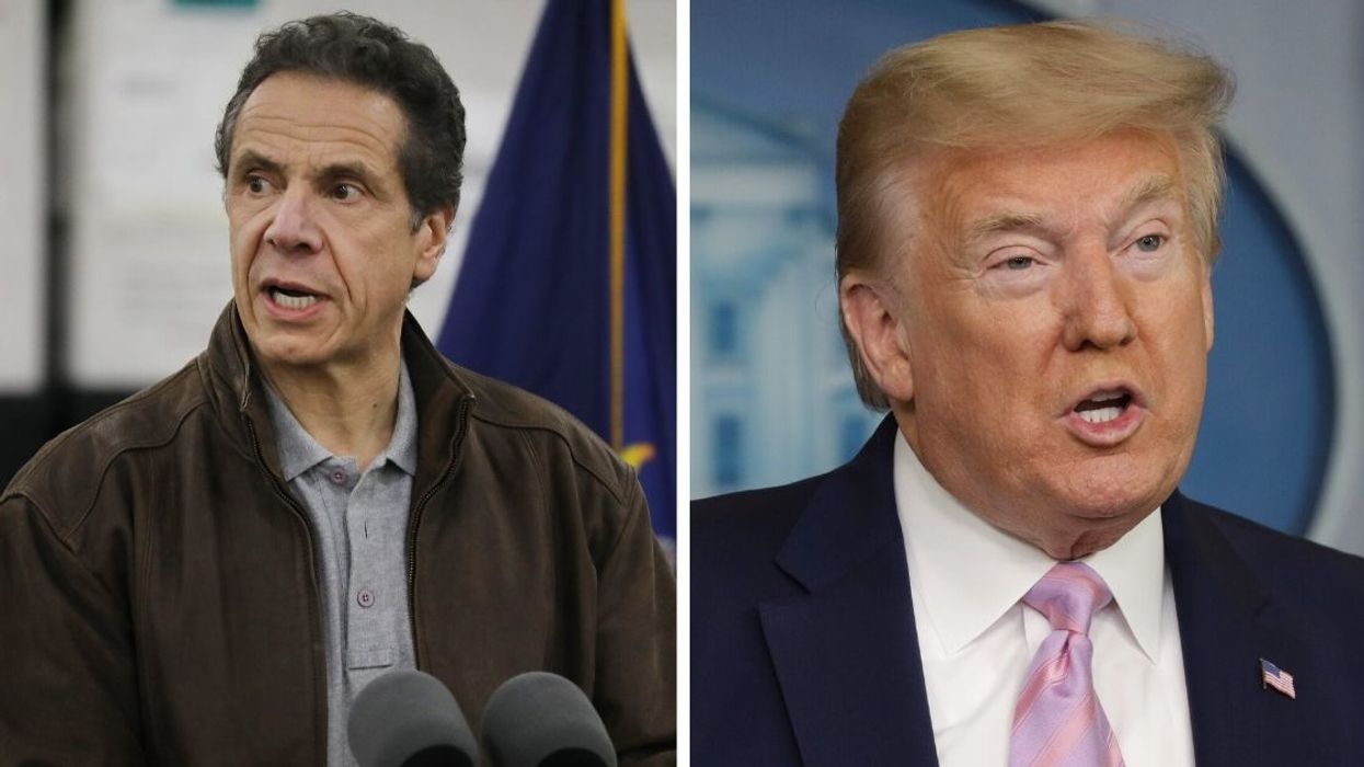 Gov. Cuomo Threatens To Sue After Trump Blasts Him For Daring To Question His 'Total Authority' To Reopen U.S.