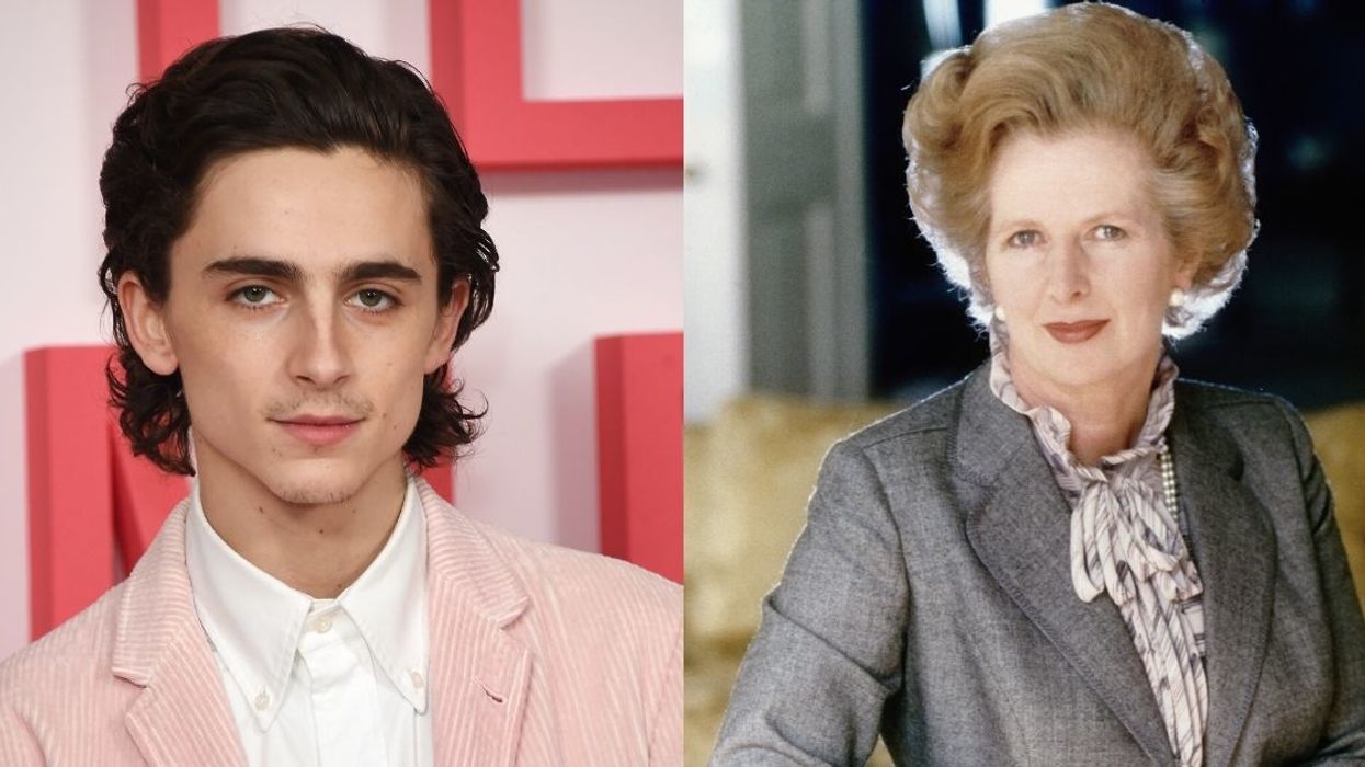 We Hate To Say It, But The Internet Discovered Timothée Chalamet's Doppelganger—And It's Margaret Thatcher