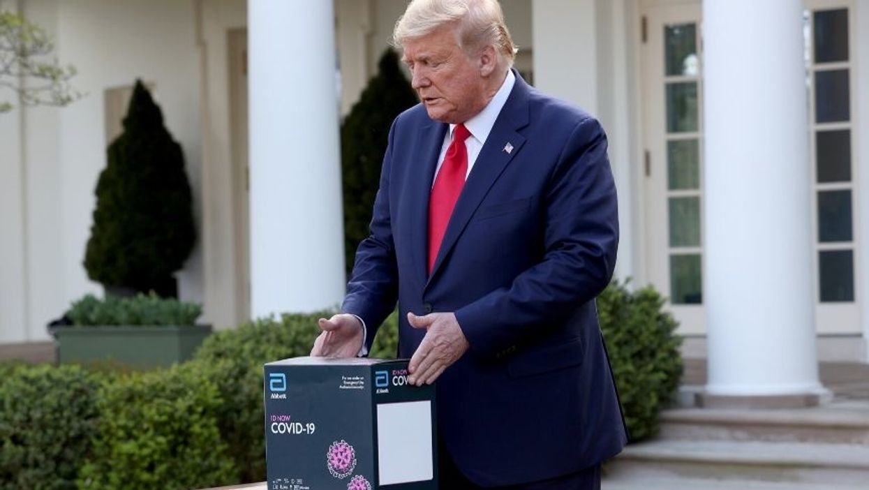 One Hospital Had to Send Back That 'Quick Test' Trump Touted in the Rose Garden Due to Inaccurate Results