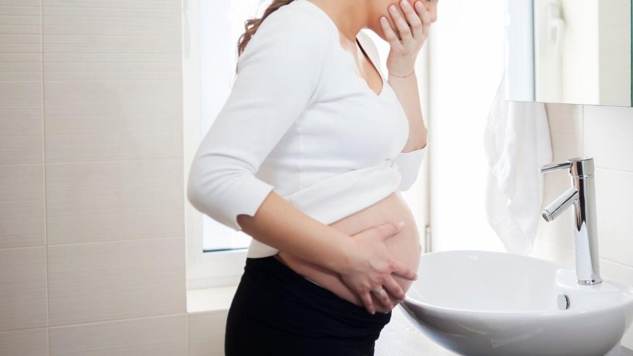Pregnant Woman Left Guilt-Ridden After Her Overactive Brain Causes Her To Puke While Going Down On Her Husband
