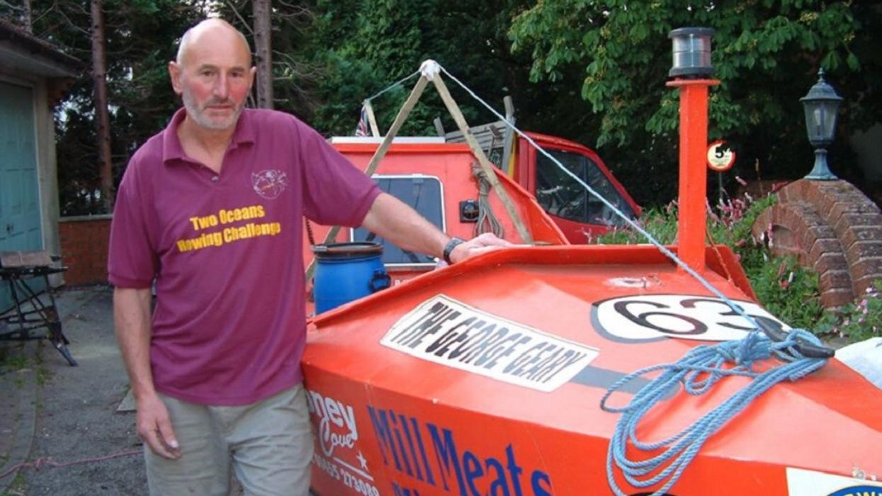 72-Year-Old Man Set To Make History By Rowing Solo Across The Atlantic In A Homemade Boat