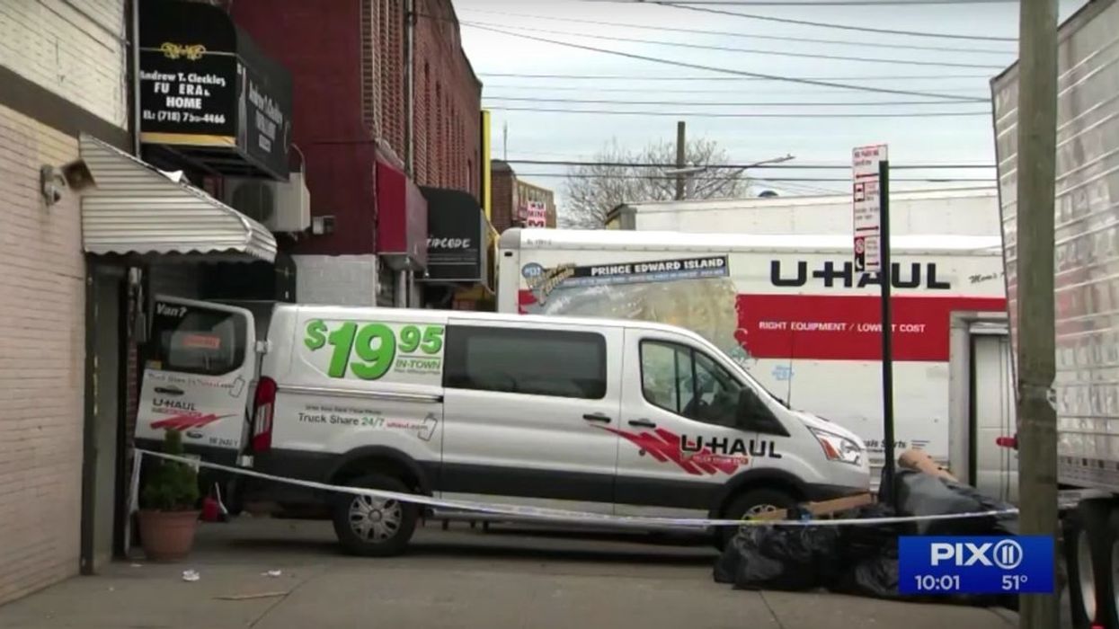 Dozens Of Bodies Found Stacked Inside Unrefrigerated U-Haul Trucks Outside New York City Funeral Home