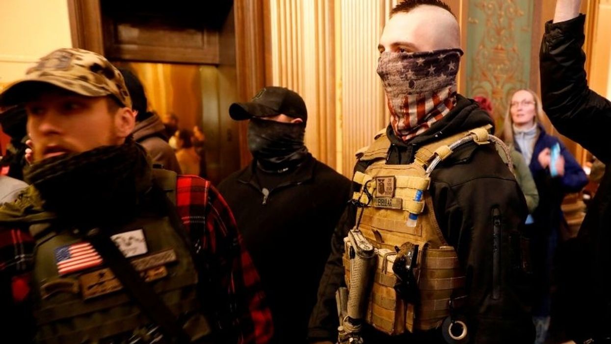 Armed Gunmen Storm Michigan Statehouse to Protest Lockdown Order, and It Looks Like Something Out of a Movie