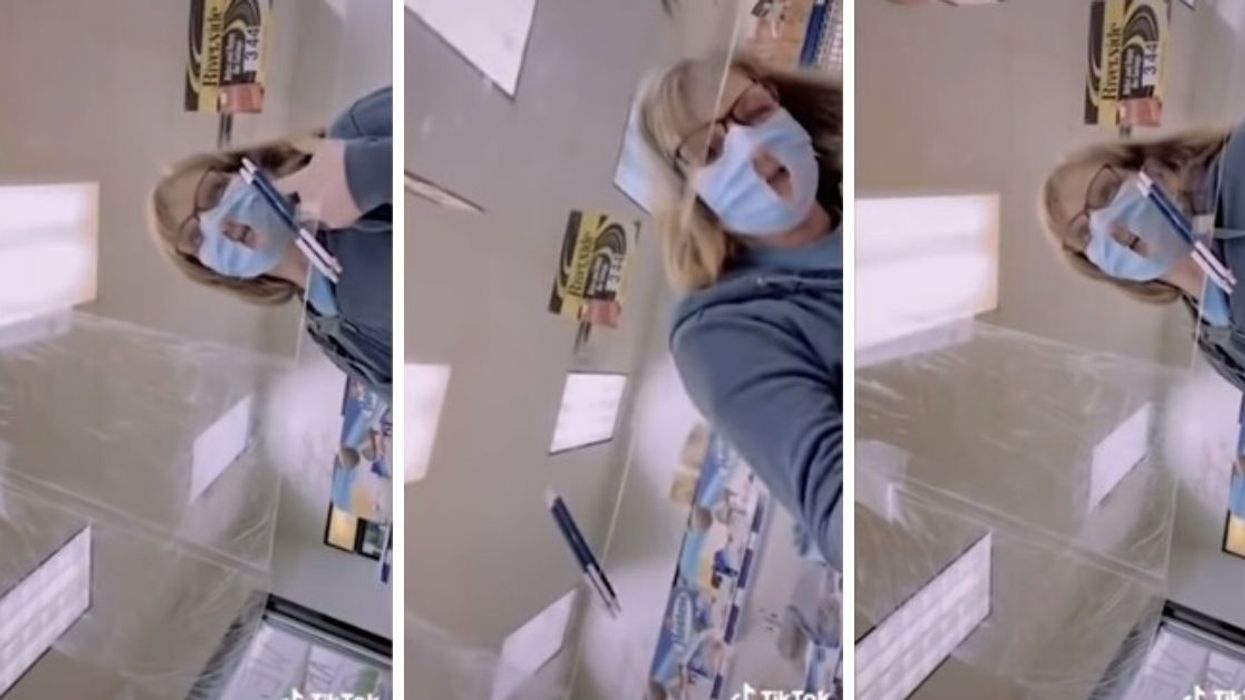 Woman Who Doesn't Understand How Face Masks Work Cuts A Hole In Hers To Make It 'Easier To Breathe'