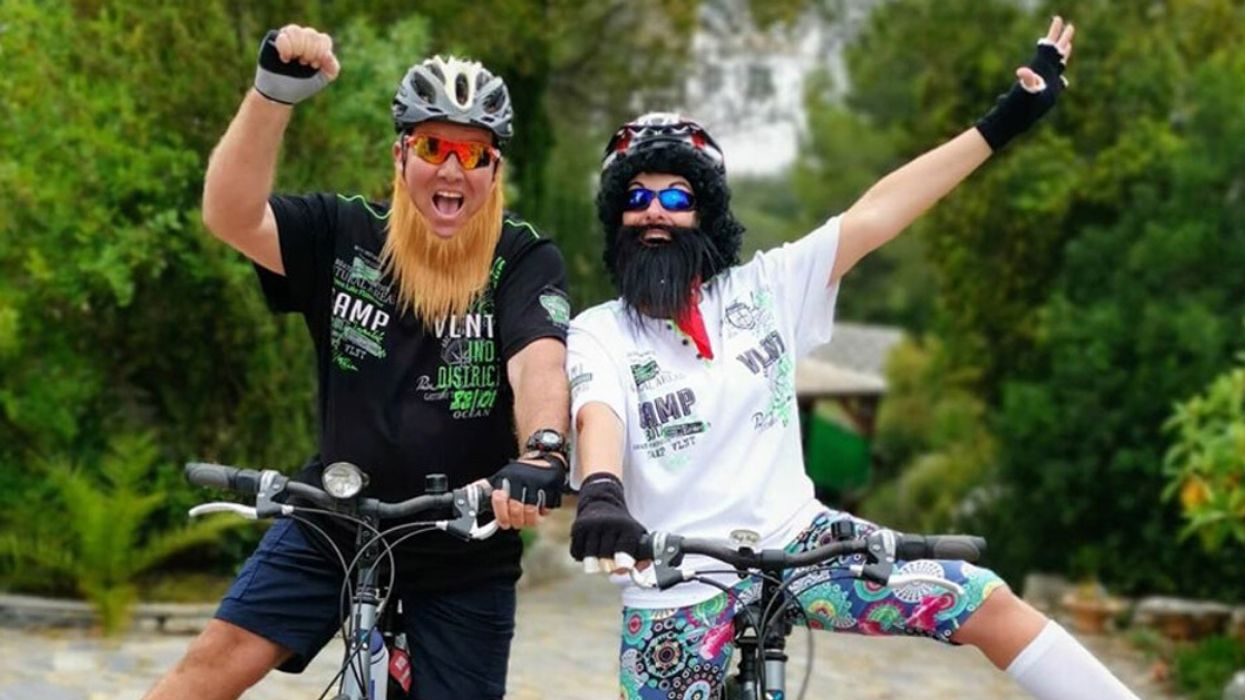 Couple Spending Lockdown Abroad Entertains Their Loved Ones Back Home By Dressing Up In Kooky Costumes Every Day