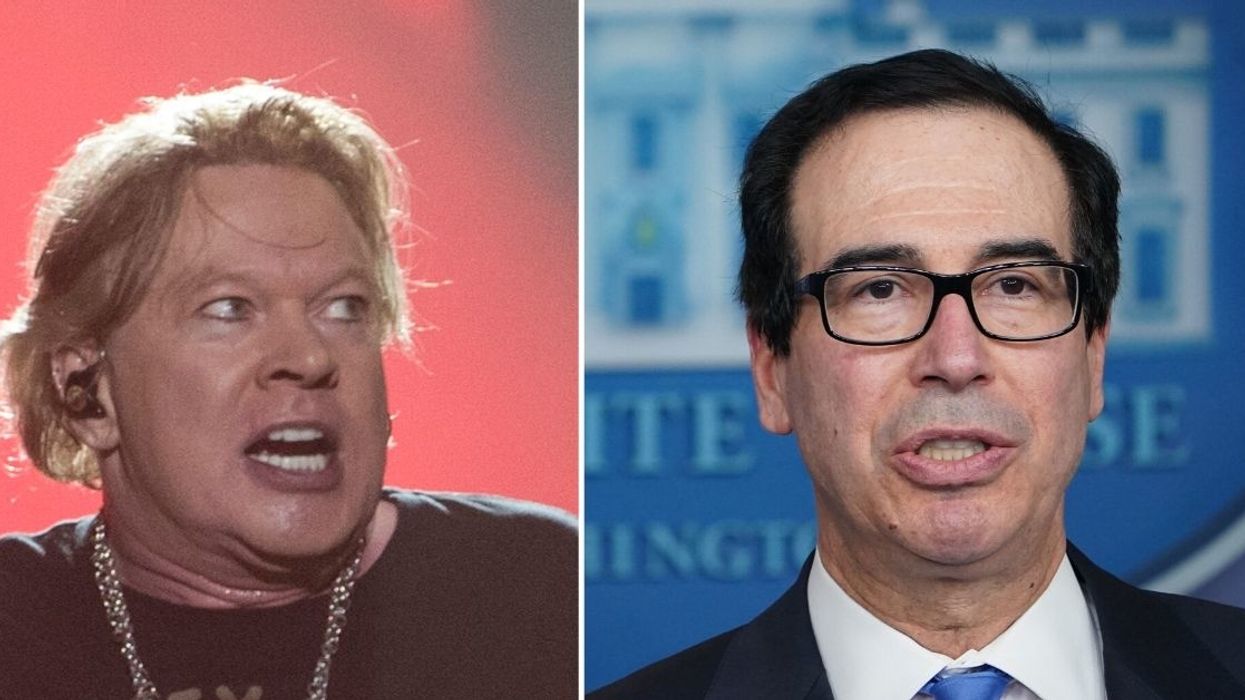 Axl Rose And Treasury Secretary Steve Mnuchin Are Now Trading Blows In 2020's Most Bonkers Twitter Feud