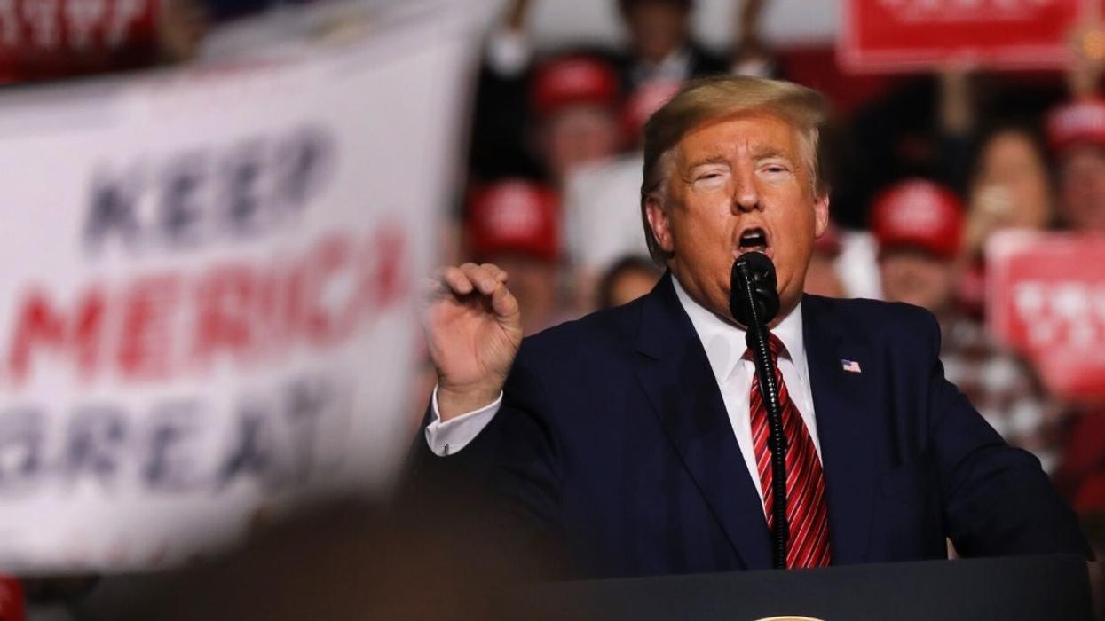 Trump Campaign Ripped After Debuting It's New 'Keep America Great'-Themed Face Masks