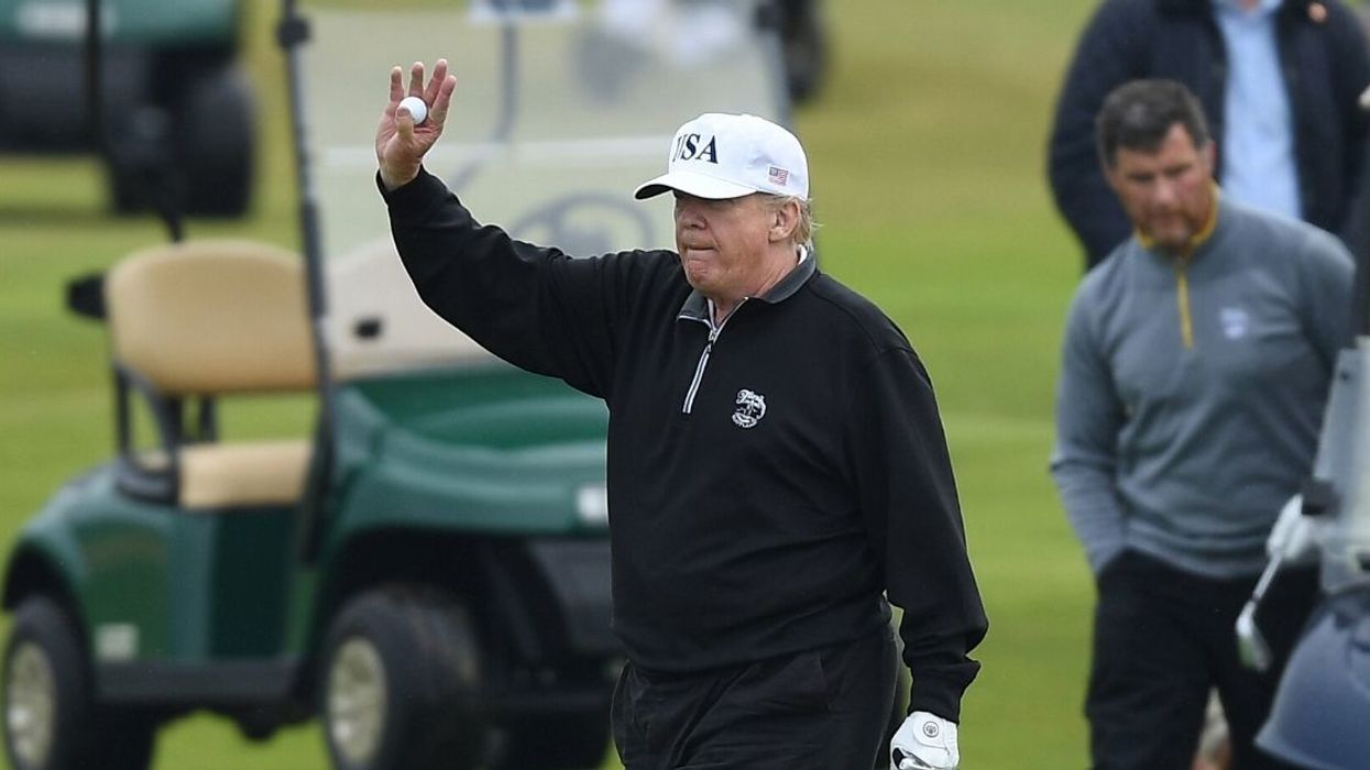 Trump Slammed For Promoting The Reopening Of His Private Golf Course As U.S. Pandemic Deaths Hit 80,000