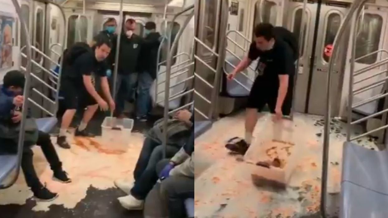 Popular TikToker Called Out For 'Despicable' Prank After Dumping Container Of Cereal All Over New York City Subway