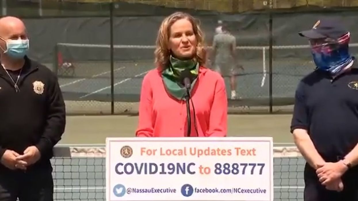 Politician's Tennis Court Reopening Goes Hilariously Off The Rails After She Suggests Kicking People's Balls