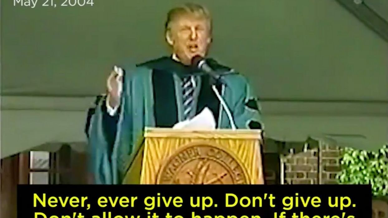 Trump Graduation Speech From 2004 About How To Get Around Walls Hasn't Aged Well For Him At All
