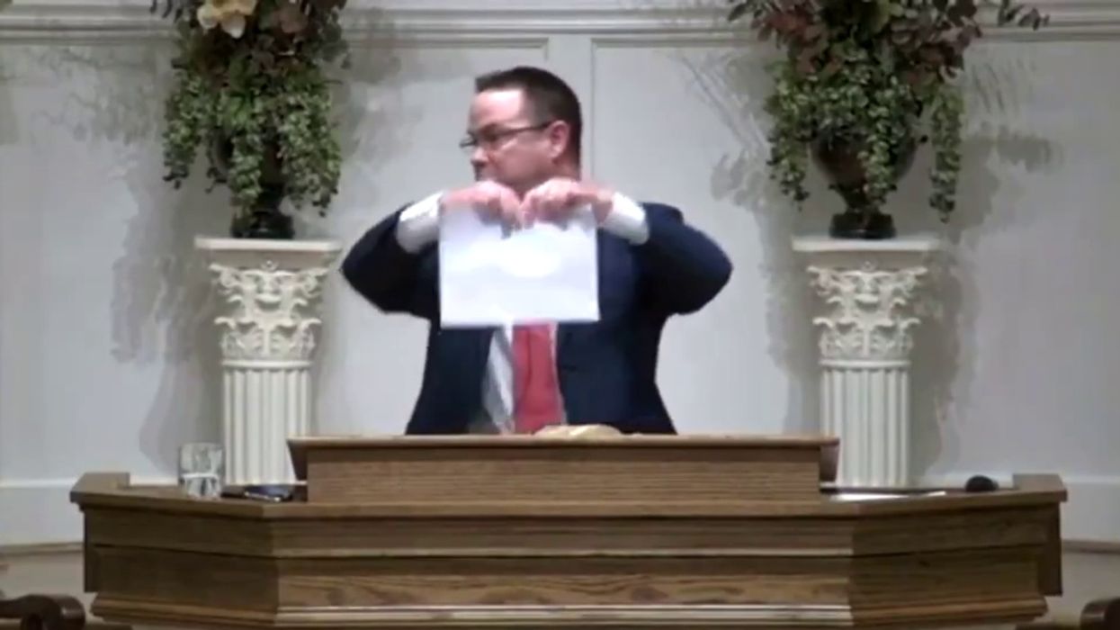 Defiant Baltimore Pastor Exclaims 'We're Gonna Do It God's Way!' As He Rips Up Cease-And-Desist Letter During Sermon