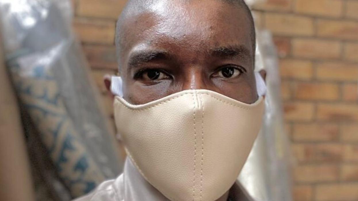 Guy Gets Instantly Trolled After He Shares His Design For A Chic Leather Face Mask On Twitter