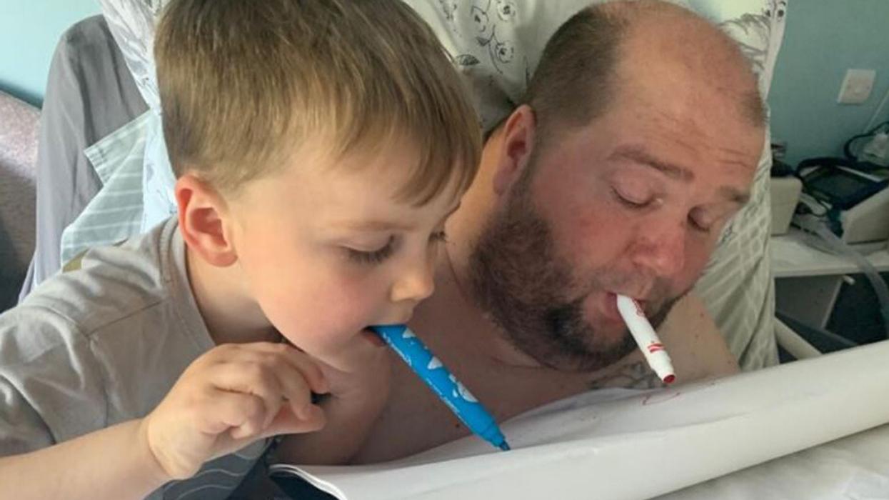 Man Who Was Paralyzed At 19 Opens Up About Finding Love, Having A Son, And Becoming A Mouth Painter