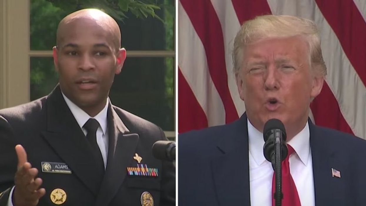 Trump Wonders Aloud If He Should Be Taking Insulin During White House Event and His Surgeon General Had to Step In