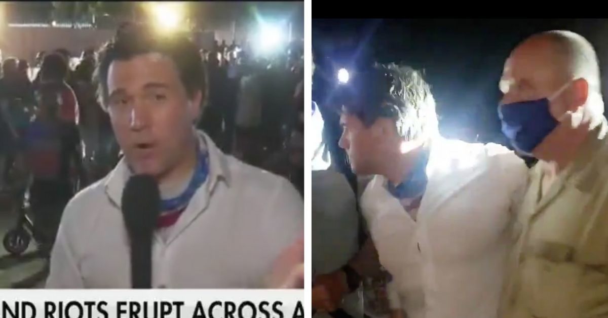 Fox News Reporter Chased Off By Mob Of Angry White House Protesters After They Found Out Who He Was