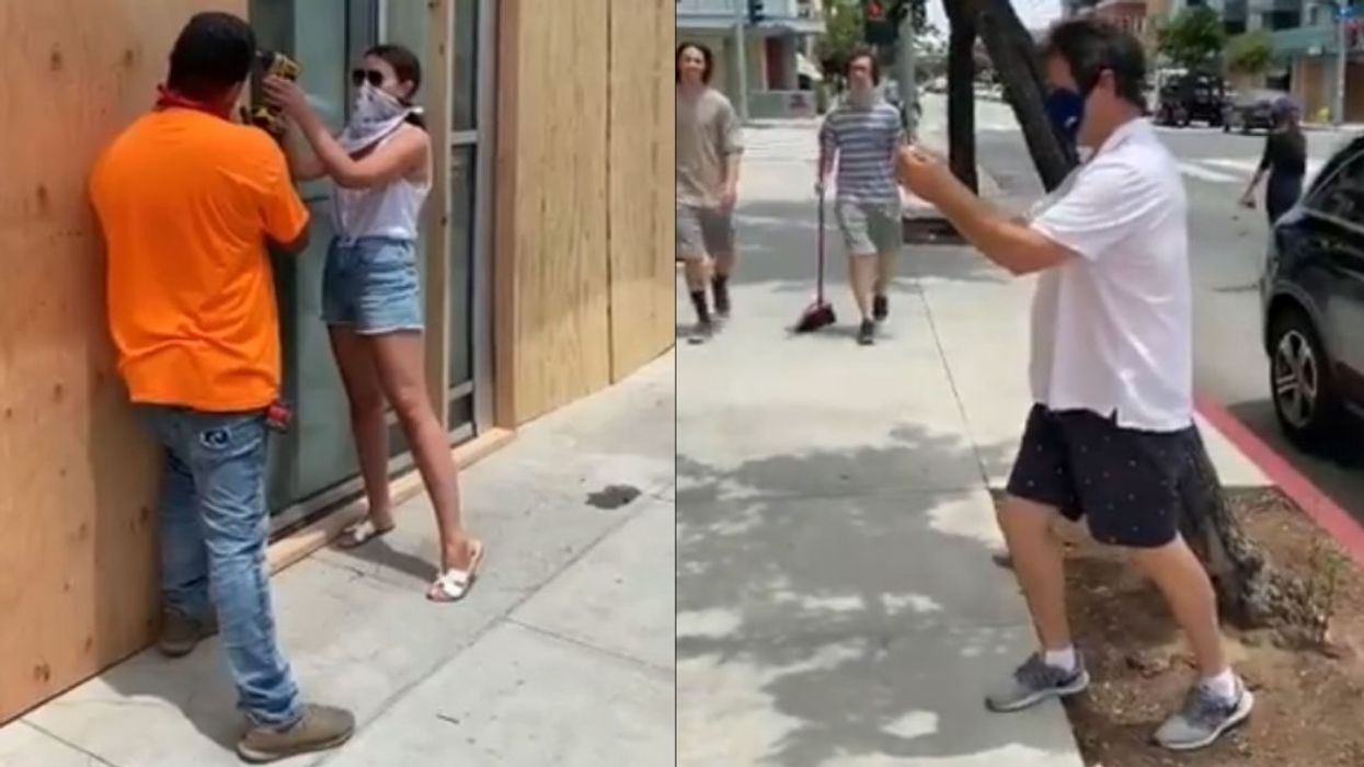 Conservative Reporter Has Eyes Rolling After Staging Photo To Appear Like She's Helping Before Peacing Out In Her Mercedes