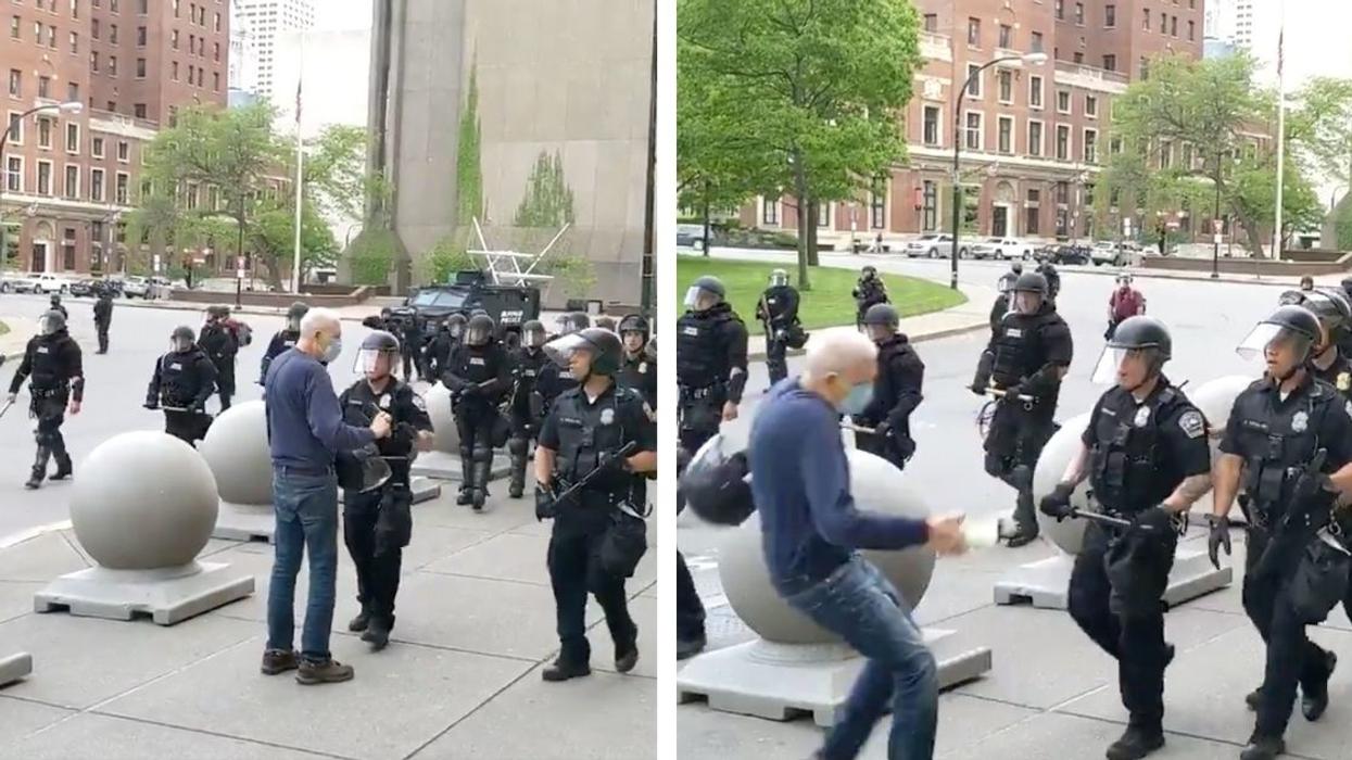 Buffalo Mayor 'Deeply Disturbed' After Elderly Protester Is Shoved By Police And Smacks His Head On The Pavement